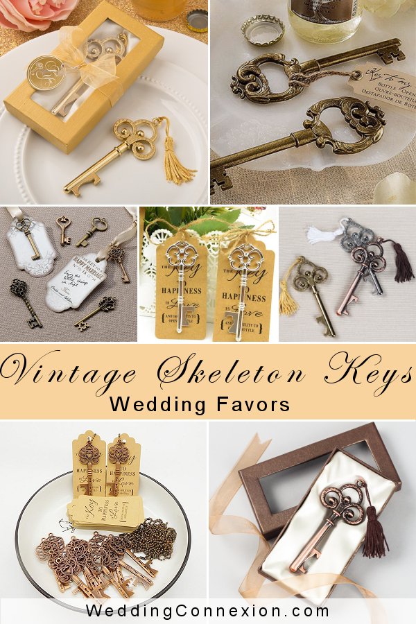 Vintage Skeleton Key Favors
